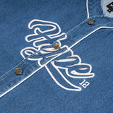 Indigofera Bernadette Baseball Shirt | Denim