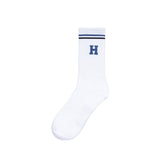 Seasonal Long Sock | White/Black