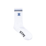 Seasonal Long Sock | White/Black