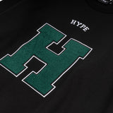 Signature Collegiate Crewneck | Black