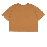 Signature Collegiate Crop Top | Brown