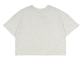 Signature Collegiate Crop Top | Light Heather Grey