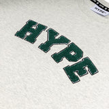 Signature Collegiate Crop Top | Light Heather Grey