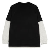 Signature Collegiate Long Sleeve Tee | Black