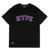 Signature Collegiate Tee | Black/Purple