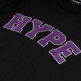 Signature Collegiate Tee | Black/Purple