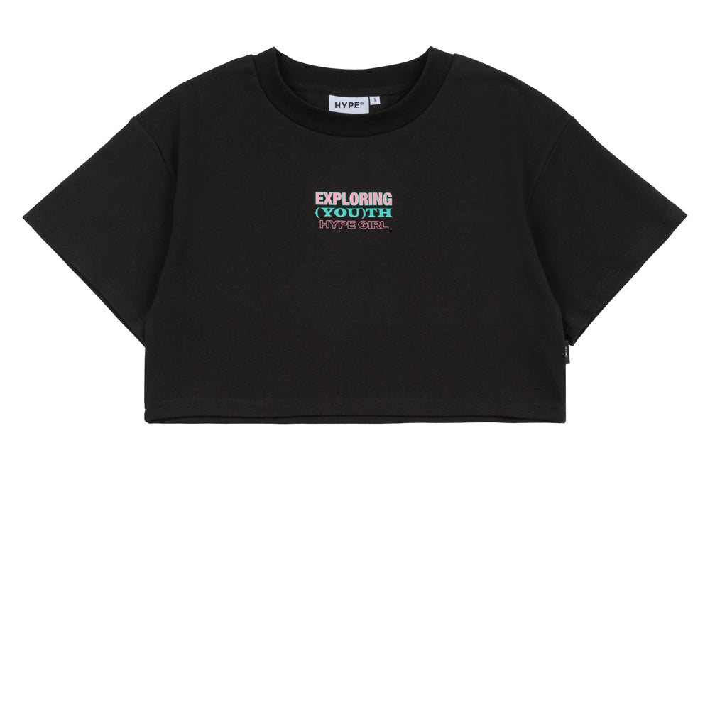 hype cropped t shirt