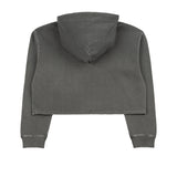 Signature Sierra General Crop Hoodie | Grey