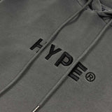 Signature Sierra General Crop Hoodie | Grey