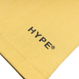 Basic Round Neck Tee | Yellow