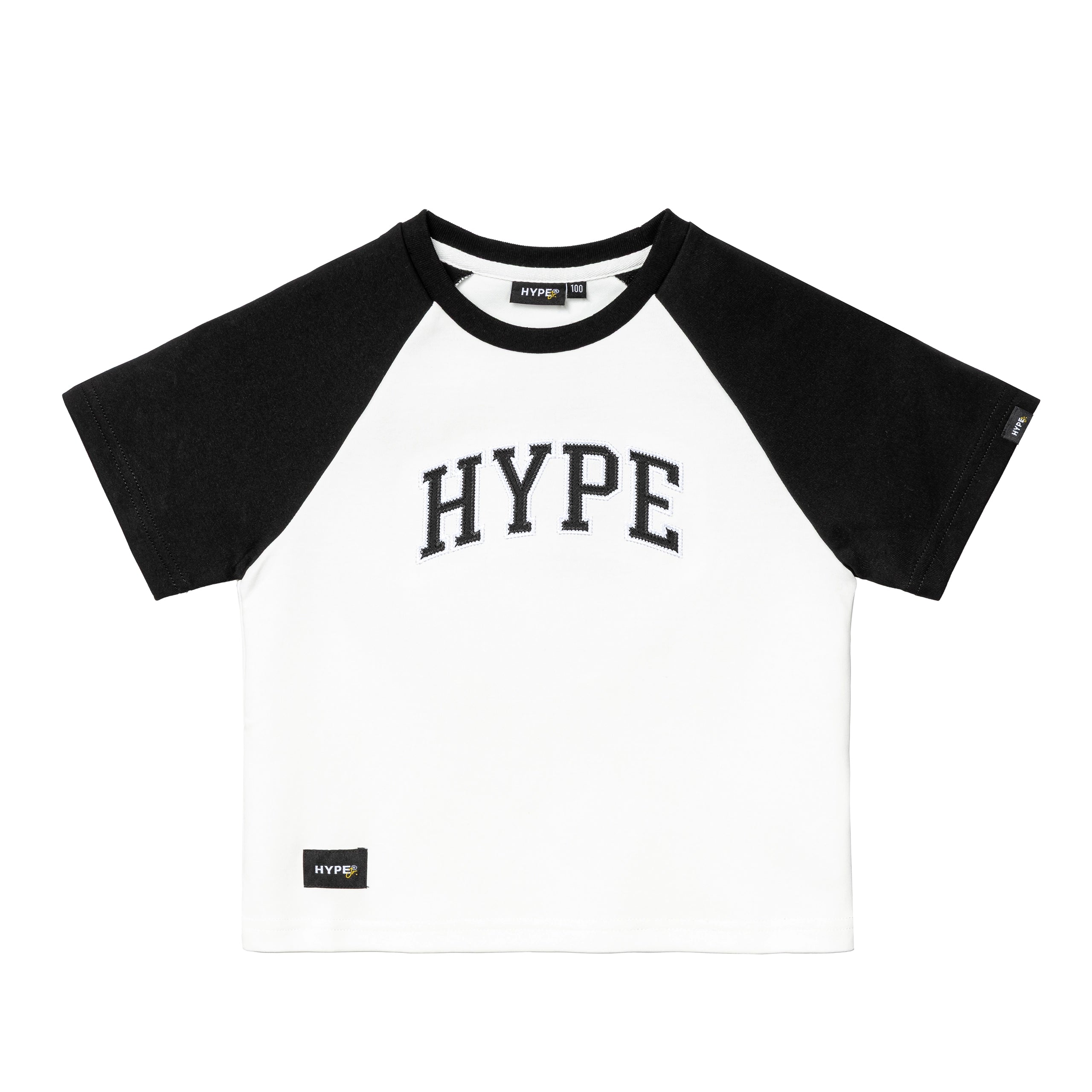 T-shirt Hype Blanc à Motifs Taille S - Occasion Très Bon état