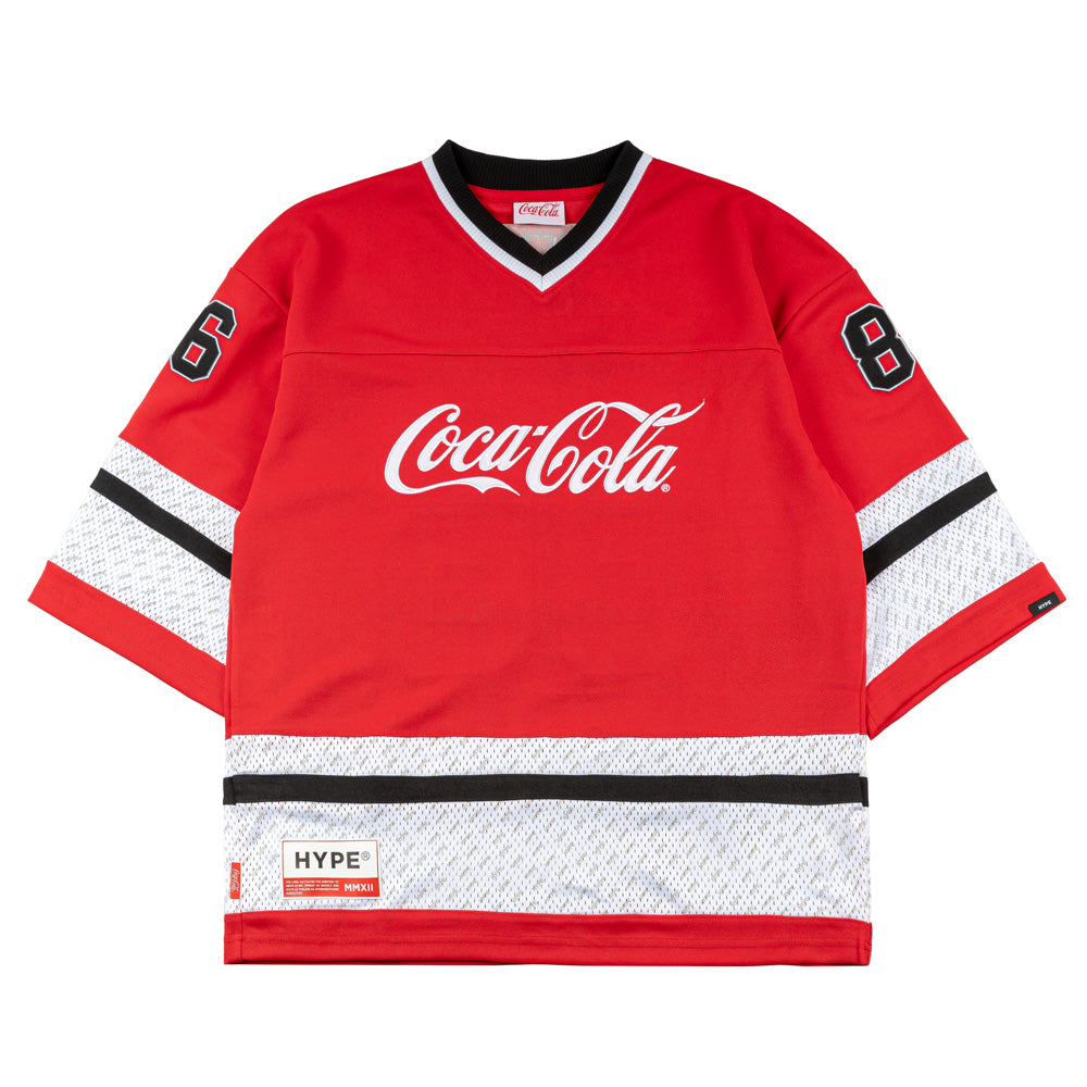 90s Coke Hockey Jersey CCM Coca Cola Jersey Number 6 on sale XL NOS