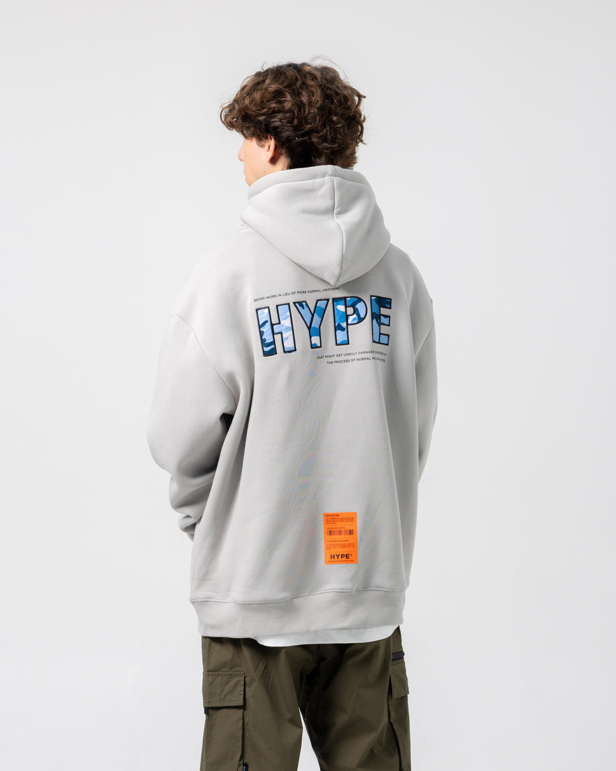 Grey hype hoodie best sale