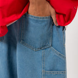 Seasonal Bottom Denim Overlaid SP