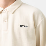 Seasonal Waffle Long Sleeve Polo