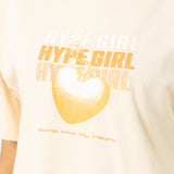 Hype Girl Graphics Heart Bomb Crop Top