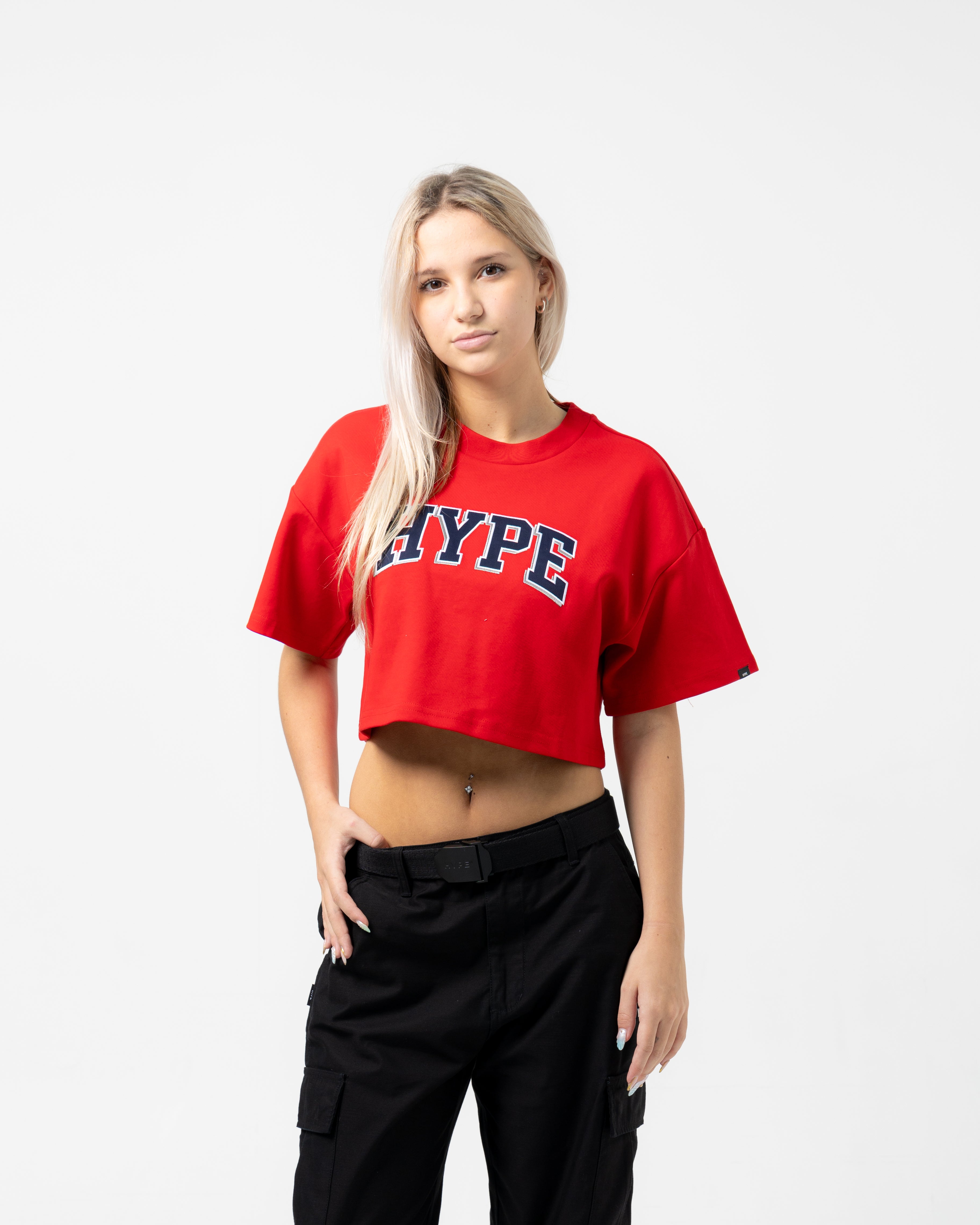 HYPE Home Champion Refitted Block Crop Top