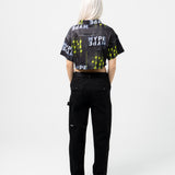 Dod Iris Crop Hawaiian Shirt