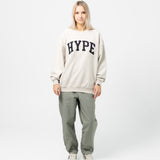 College Oversize Italic Crewneck