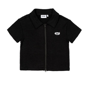 Hype Girl Julie Zip Up | Black