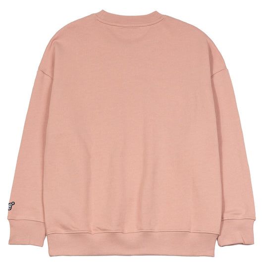 Hype Girl Brat Monogram Sweatshirt | Dusty Pink