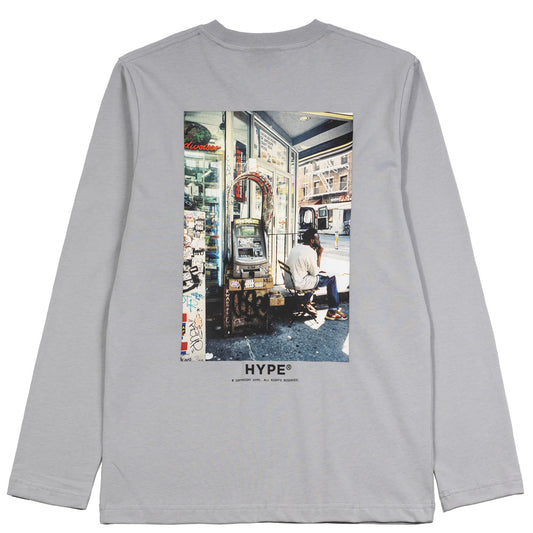 Paradise City Commute Long Sleeve T-Shirt | Grey