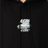 HYPE | Initial D Sliding Pullover Hoodie
