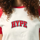 HYPE | COCA-COLA Street Classic Crop Raglan Tee