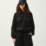 Black Beauty Allure Ladies Crop Hoodie
