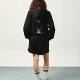 Black Beauty Allure Ladies Crop Hoodie