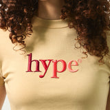 Seasonal Logo Ladies Delta Crop Top