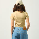 Seasonal Logo Ladies Delta Crop Top