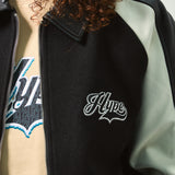 H.Champion Digital Fragments Leather Jacket