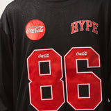 HYPE | COCA-COLA Retro Script Mesh Jersey