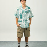 HYPE | COCA-COLA Heritage Open Collar Shirt