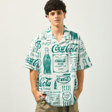 HYPE | COCA-COLA Heritage Open Collar Shirt