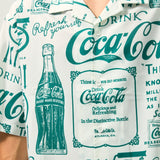 HYPE | COCA-COLA Heritage Open Collar Shirt