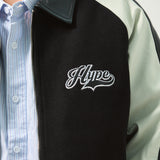 H.Champion Digital Fragments Leather Jacket