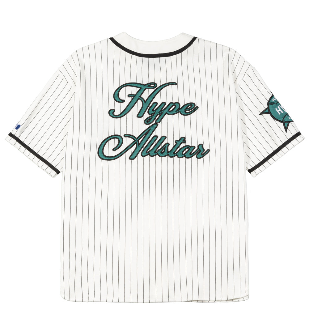 Introducing the HYPE All Star Baseball Shirt, made with Signature Interlock  fabric and featuring embroidered graphic patches of the HYPE…