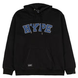 Signature Collegiate Pullover Hoodie | Black/Blue
