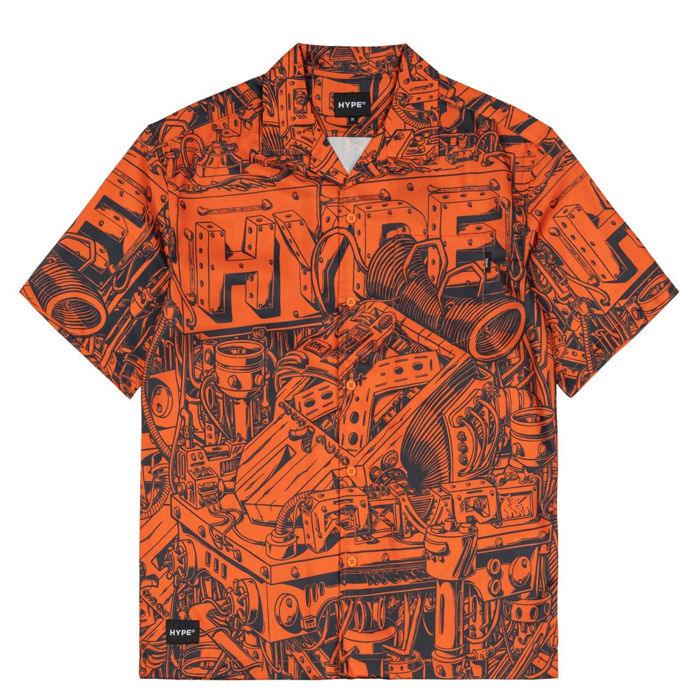 HYPE X SNAKETWO Acolyte Shirt | Orange