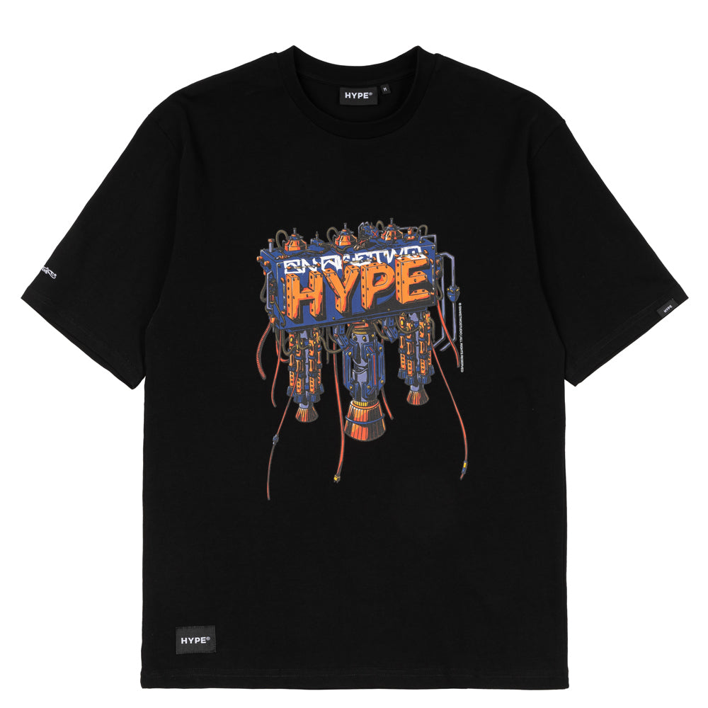 HYPE X SNAKETWO Cyber Tee | Black