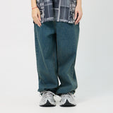Wide Line Echo Denim Pant