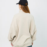 Wide Line Echo Half Zip Crewneck