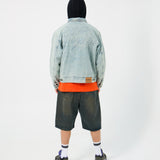 Signature Script Wash Denim Short