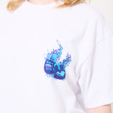 Seasonal Graphic Flame Dice Tee