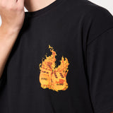 Seasonal Graphic Flame Dice Tee