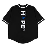 HYPE x ZUS Bolt Baseball Shirt | Black