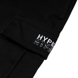 HYPE x ZUS Globe Cargo Pant | Black