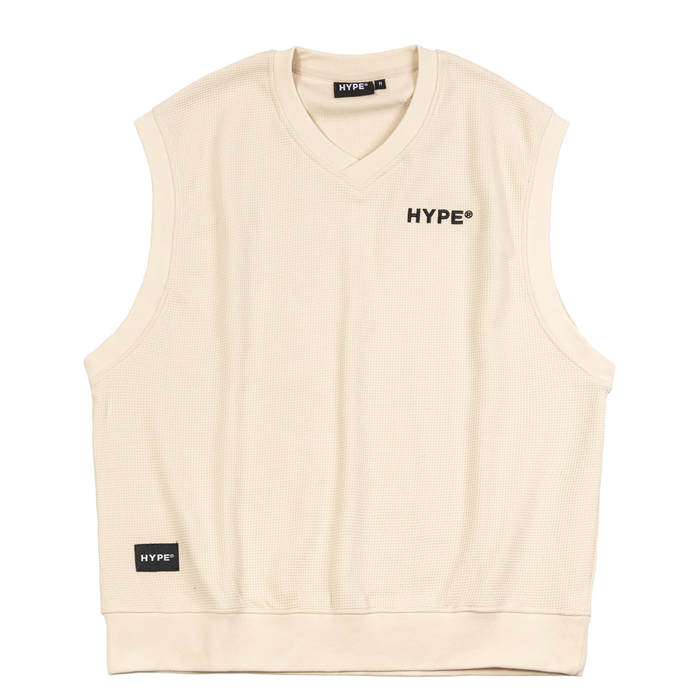 Hype Waffle Open Vest | Off White